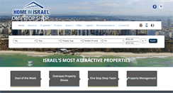 Desktop Screenshot of homeinisrael.com