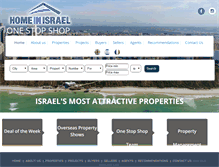 Tablet Screenshot of homeinisrael.com